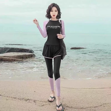 Bộ đồ bơi nữ tay dài 3 chi tiết giá rẻ chỉ 189k, bikini thun lạnh cao cấp mát rượi 2313 D-21 6 Bộ đồ bơi nữ tay dài 3 chi tiết giá rẻ chỉ 189k, bikini thun lạnh cao cấp mát rượi 2313 D-21 6