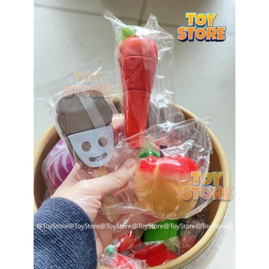 Bộ Đồ Chơi Nấu Ăn Gỗ FUDAER Cắt Thức Ăn, Hoa Quả - Giảm 23% Còn 353.000₫ 3