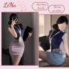 Bộ đồ cosplay thư ký kèm chip + huy hiệu