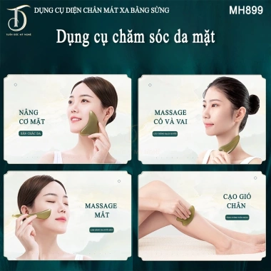 Bộ Dụng Cụ Massage Mặt HAHANCO Cạo Gió Mát Xa Sừng Chăm Sóc Da Cao Cấp Giá 90k 5 Bộ Dụng Cụ Massage Mặt HAHANCO Cạo Gió Mát Xa Sừng Chăm Sóc Da Cao Cấp Giá 90k 5