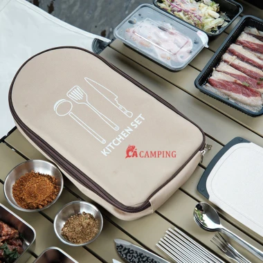 Bộ Dụng Cụ Nấu Ăn Camping 8 Món Tiện Lợi - Giá Cắm Trại Dã Ngoại Chỉ 316k 8