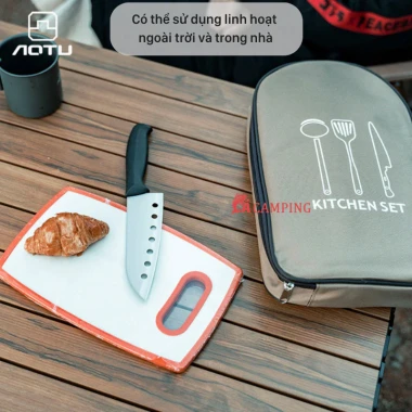 Bộ Dụng Cụ Nấu Ăn Camping 8 Món Tiện Lợi - Giá Cắm Trại Dã Ngoại Chỉ 316k 9