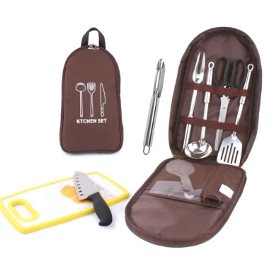 Bộ Dụng Cụ Nấu Ăn Camping 8 Món Túi Đựng - Giảm 91k, Giá Chỉ 316k 11