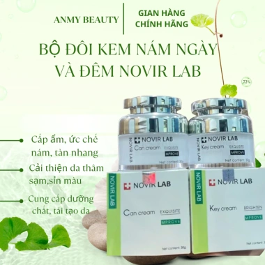 Bộ Kem Ngày & Đêm Key Cream C & Key Cream K – Phân Huỷ Nám | Dưỡng Trắng | Phục Hồi Da – Novir Lab Hàn Quốc Bộ Kem Ngày & Đêm Key Cream C & Key Cream K – Phân Huỷ Nám | Dưỡng Trắng | Phục Hồi Da – Novir Lab Hàn Quốc