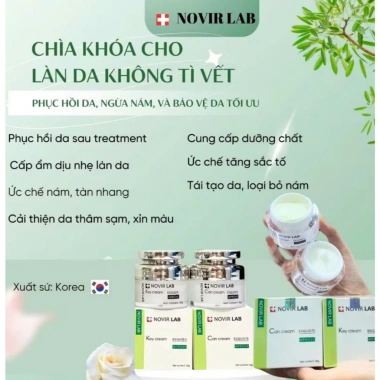 Bộ Kem Ngày & Đêm Key Cream C & Key Cream K – Phân Huỷ Nám | Dưỡng Trắng | Phục Hồi Da – Novir Lab Hàn Quốc 3 Bộ Kem Ngày & Đêm Key Cream C & Key Cream K – Phân Huỷ Nám | Dưỡng Trắng | Phục Hồi Da – Novir Lab Hàn Quốc 3