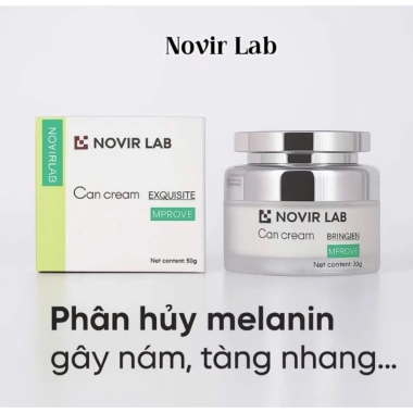 Bộ Kem Ngày & Đêm Key Cream C & Key Cream K – Phân Huỷ Nám | Dưỡng Trắng | Phục Hồi Da – Novir Lab Hàn Quốc