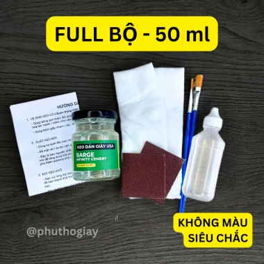 Bộ Keo Dán Giày 6in1 Barge Siêu Bền Trong Suốt Giá Chỉ 68k - Keo Dán Giày An Toàn 12