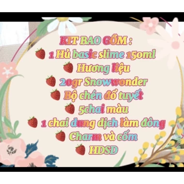 Bộ Kit Làm Slime Mây Tuyết Mịn Siêu Nhẹ - Giá Cực Rẻ Chỉ 50k Thay vì 60k 7 Bộ Kit Làm Slime Mây Tuyết Mịn Siêu Nhẹ - Giá Cực Rẻ Chỉ 50k Thay vì 60k 7