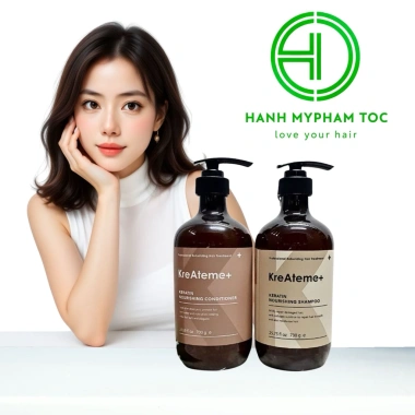 Bộ KreAteme+ Keratin 750ml+100ml Dầu Gội Xả và Dưỡng Tóc Nuôi Dưỡng Tóc Mềm Mượt Giá 263.000 VND Bộ KreAteme+ Keratin 750ml+100ml Dầu Gội Xả và Dưỡng Tóc Nuôi Dưỡng Tóc Mềm Mượt Giá 263.000 VND