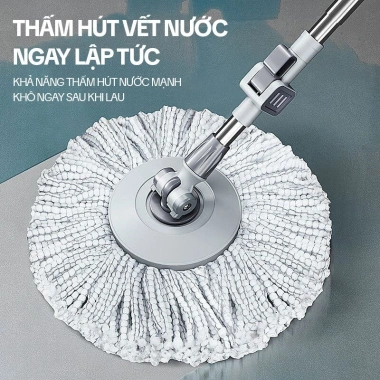 Bộ Lau Nhà 360° KITIMOP KS360 - Thùng Tự Vắt, Cây Xoay 360°, 2 Bông Lau - 439.000₫ 5 Bộ Lau Nhà 360° KITIMOP KS360 - Thùng Tự Vắt, Cây Xoay 360°, 2 Bông Lau - 439.000₫ 5