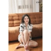 Bộ Mặc Nhà Pijama Lụa Pháp Hoa Trẻ Trung Loirechic PCC250.300 - Giá 319.000₫ (giảm từ 389.180₫) 3