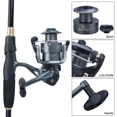 Bộ máy câu cá Sougayilang với cần câu 1.8-2.4m mô hình 1000-4000 kèm phụ kiện chuyên dụng 4 Bộ máy câu cá Sougayilang với cần câu 1.8-2.4m mô hình 1000-4000 kèm phụ kiện chuyên dụng 4