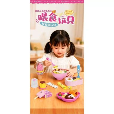 Bộ Mini Ramen Bento và Hộp Pudding Mô Phỏng Khay Ăn Nhật Bản Đồ Chơi Trẻ Em Quà Tặng