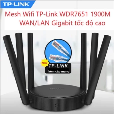 Bộ Phát Wifi Mesh TP-Link WDR7651 AC1900 Băng Tần Kép Xuyên Tường Giá Chỉ 229k 2 Bộ Phát Wifi Mesh TP-Link WDR7651 AC1900 Băng Tần Kép Xuyên Tường Giá Chỉ 229k 2
