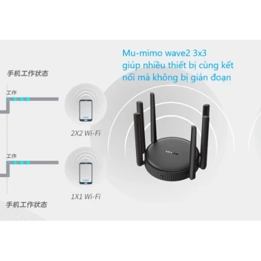 Bộ Phát Wifi Mesh TP-Link WDR7651 AC1900 Băng Tần Kép Xuyên Tường Giá Chỉ 229k 6 Bộ Phát Wifi Mesh TP-Link WDR7651 AC1900 Băng Tần Kép Xuyên Tường Giá Chỉ 229k 6
