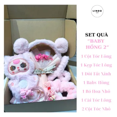 Bộ Quà Tặng Cute LINDO Giảm Giá 17% - Quà 8/3, 20/10, Sinh Nhật, Valentine Chỉ 59k 12
