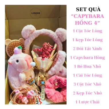 Bộ Quà Tặng Cute LINDO Giảm Giá 17% - Quà 8/3, 20/10, Sinh Nhật, Valentine Chỉ 59k 25