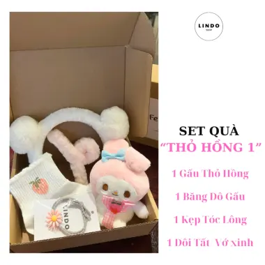 Bộ Quà Tặng Cute LINDO Giảm Giá 17% - Quà 8/3, 20/10, Sinh Nhật, Valentine Chỉ 59k 28