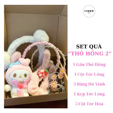 Bộ Quà Tặng Cute LINDO Giảm Giá 17% - Quà 8/3, 20/10, Sinh Nhật, Valentine Chỉ 59k 29