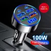 Bộ Sạc Ô Tô USB 6 Cổng Sạc Nhanh PD QC3.0 Cho iPhone Samsung Huawei Xiaomi Giá Rẻ