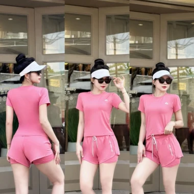 Bộ Tập Gym Nữ Siêu Sale 68400đ - Quần Áo Tập Yoga Aerobic Cộc Tay 2 Lớp 6 Bộ Tập Gym Nữ Siêu Sale 68400đ - Quần Áo Tập Yoga Aerobic Cộc Tay 2 Lớp 6