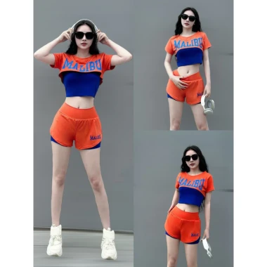 Bộ Thể Thao Nữ Tập Gym Yoga Giá Rẻ - Quần Đùi 2 Lớp, Áo Phối Màu MALIBU Giảm 23% còn 108999đ 6 Bộ Thể Thao Nữ Tập Gym Yoga Giá Rẻ - Quần Đùi 2 Lớp, Áo Phối Màu MALIBU Giảm 23% còn 108999đ 6