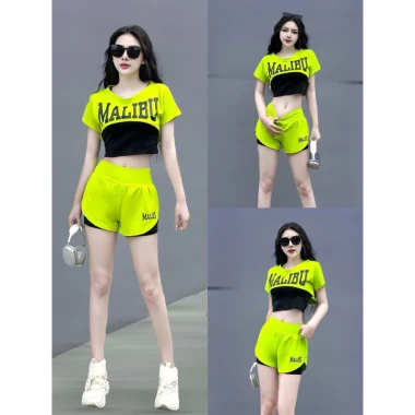 Bộ Thể Thao Nữ Tập Gym Yoga Giá Rẻ - Quần Đùi 2 Lớp, Áo Phối Màu MALIBU Giảm 23% còn 108999đ 15 Bộ Thể Thao Nữ Tập Gym Yoga Giá Rẻ - Quần Đùi 2 Lớp, Áo Phối Màu MALIBU Giảm 23% còn 108999đ 15