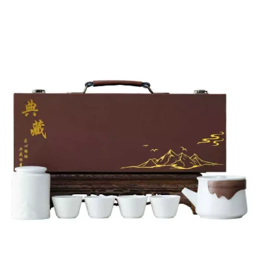 Bộ trà du lịch di động Quà tặng hội nghị công ty Sự kiện khai mạc Quà tặng cho khách hàng Quà lưu niệm cao cấp thực tế sáng tạo 5