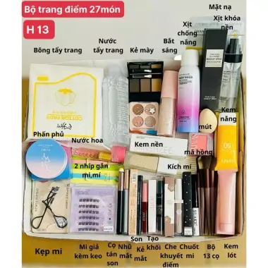 Bộ Trang Điểm 9-27 Món Full Set Cơ Bản Đến Nâng Cao Makeup Đi Tiệc Giảm Giá 79k 4 Bộ Trang Điểm 9-27 Món Full Set Cơ Bản Đến Nâng Cao Makeup Đi Tiệc Giảm Giá 79k 4