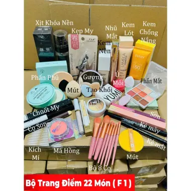 Bộ Trang Điểm 9-27 Món Full Set Cơ Bản Đến Nâng Cao Makeup Đi Tiệc Giảm Giá 79k 9 Bộ Trang Điểm 9-27 Món Full Set Cơ Bản Đến Nâng Cao Makeup Đi Tiệc Giảm Giá 79k 9