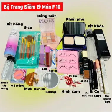 Bộ Trang Điểm 9-27 Món Full Set Cơ Bản Đến Nâng Cao Makeup Đi Tiệc Giảm Giá 79k 27 Bộ Trang Điểm 9-27 Món Full Set Cơ Bản Đến Nâng Cao Makeup Đi Tiệc Giảm Giá 79k 27