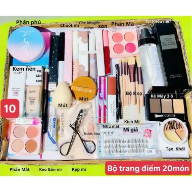 Bộ Trang Điểm 9-27 Món Full Set Cơ Bản Đến Nâng Cao Makeup Đi Tiệc Giảm Giá 79k 29 Bộ Trang Điểm 9-27 Món Full Set Cơ Bản Đến Nâng Cao Makeup Đi Tiệc Giảm Giá 79k 29