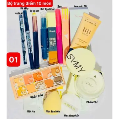 Bộ Trang Điểm 9-27 Món Full Set Cơ Bản Đến Nâng Cao Makeup Đi Tiệc Giảm Giá 79k 37 Bộ Trang Điểm 9-27 Món Full Set Cơ Bản Đến Nâng Cao Makeup Đi Tiệc Giảm Giá 79k 37