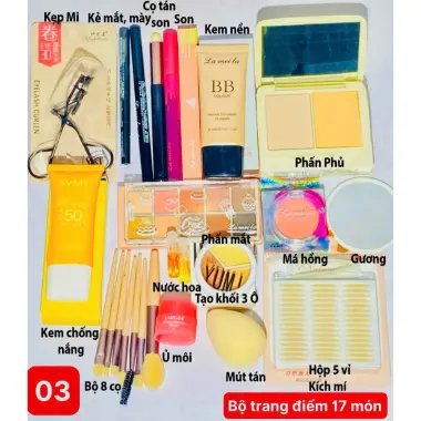 Bộ Trang Điểm 9-27 Món Full Set Cơ Bản Đến Nâng Cao Makeup Đi Tiệc Giảm Giá 79k 39 Bộ Trang Điểm 9-27 Món Full Set Cơ Bản Đến Nâng Cao Makeup Đi Tiệc Giảm Giá 79k 39