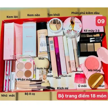 Bộ Trang Điểm 9-27 Món Full Set Cơ Bản Đến Nâng Cao Makeup Đi Tiệc Giảm Giá 79k 44 Bộ Trang Điểm 9-27 Món Full Set Cơ Bản Đến Nâng Cao Makeup Đi Tiệc Giảm Giá 79k 44