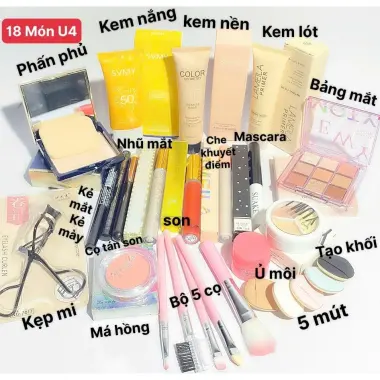 Bộ Trang Điểm 9-27 Món Full Set Cơ Bản Đến Nâng Cao Makeup Đi Tiệc Giảm Giá 79k 50 Bộ Trang Điểm 9-27 Món Full Set Cơ Bản Đến Nâng Cao Makeup Đi Tiệc Giảm Giá 79k 50