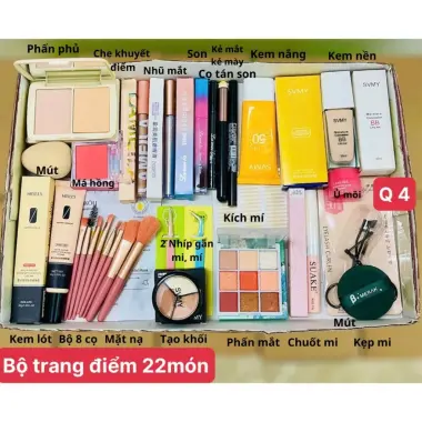 Bộ Trang Điểm 9-27 Món Full Set Cơ Bản Đến Nâng Cao Makeup Đi Tiệc Giảm Giá 79k 59 Bộ Trang Điểm 9-27 Món Full Set Cơ Bản Đến Nâng Cao Makeup Đi Tiệc Giảm Giá 79k 59