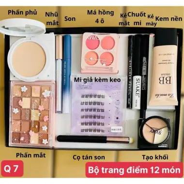 Bộ Trang Điểm 9-27 Món Full Set Cơ Bản Đến Nâng Cao Makeup Đi Tiệc Giảm Giá 79k 62 Bộ Trang Điểm 9-27 Món Full Set Cơ Bản Đến Nâng Cao Makeup Đi Tiệc Giảm Giá 79k 62