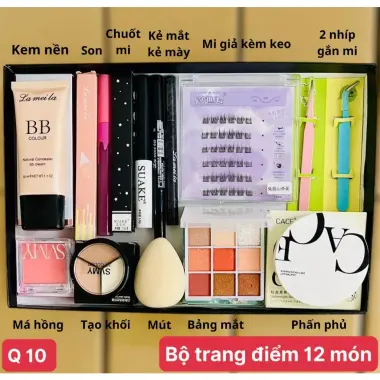 Bộ Trang Điểm 9-27 Món Full Set Cơ Bản Đến Nâng Cao Makeup Đi Tiệc Giảm Giá 79k 65 Bộ Trang Điểm 9-27 Món Full Set Cơ Bản Đến Nâng Cao Makeup Đi Tiệc Giảm Giá 79k 65