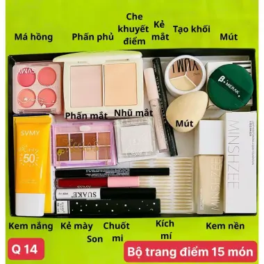 Bộ Trang Điểm 9-27 Món Full Set Cơ Bản Đến Nâng Cao Makeup Đi Tiệc Giảm Giá 79k 69 Bộ Trang Điểm 9-27 Món Full Set Cơ Bản Đến Nâng Cao Makeup Đi Tiệc Giảm Giá 79k 69
