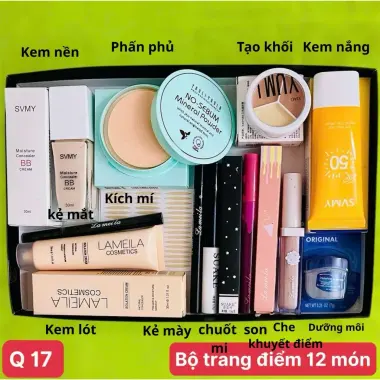 Bộ Trang Điểm 9-27 Món Full Set Cơ Bản Đến Nâng Cao Makeup Đi Tiệc Giảm Giá 79k 72 Bộ Trang Điểm 9-27 Món Full Set Cơ Bản Đến Nâng Cao Makeup Đi Tiệc Giảm Giá 79k 72