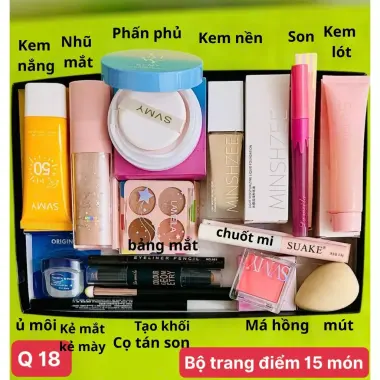 Bộ Trang Điểm 9-27 Món Full Set Cơ Bản Đến Nâng Cao Makeup Đi Tiệc Giảm Giá 79k 73 Bộ Trang Điểm 9-27 Món Full Set Cơ Bản Đến Nâng Cao Makeup Đi Tiệc Giảm Giá 79k 73