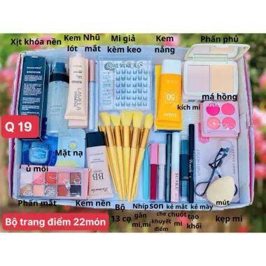 Bộ Trang Điểm 9-27 Món Full Set Cơ Bản Đến Nâng Cao Makeup Đi Tiệc Giảm Giá 79k 74 Bộ Trang Điểm 9-27 Món Full Set Cơ Bản Đến Nâng Cao Makeup Đi Tiệc Giảm Giá 79k 74
