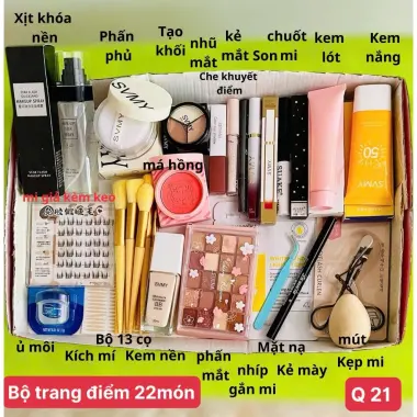 Bộ Trang Điểm 9-27 Món Full Set Cơ Bản Đến Nâng Cao Makeup Đi Tiệc Giảm Giá 79k 76 Bộ Trang Điểm 9-27 Món Full Set Cơ Bản Đến Nâng Cao Makeup Đi Tiệc Giảm Giá 79k 76