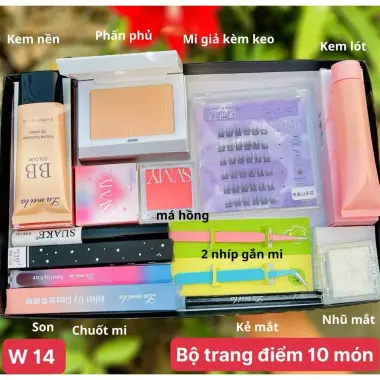 Bộ Trang Điểm 9-27 Món Full Set Cơ Bản Đến Nâng Cao Makeup Đi Tiệc Giảm Giá 79k 93 Bộ Trang Điểm 9-27 Món Full Set Cơ Bản Đến Nâng Cao Makeup Đi Tiệc Giảm Giá 79k 93