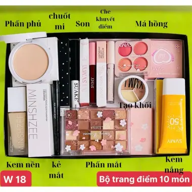 Bộ Trang Điểm 9-27 Món Full Set Cơ Bản Đến Nâng Cao Makeup Đi Tiệc Giảm Giá 79k 96 Bộ Trang Điểm 9-27 Món Full Set Cơ Bản Đến Nâng Cao Makeup Đi Tiệc Giảm Giá 79k 96