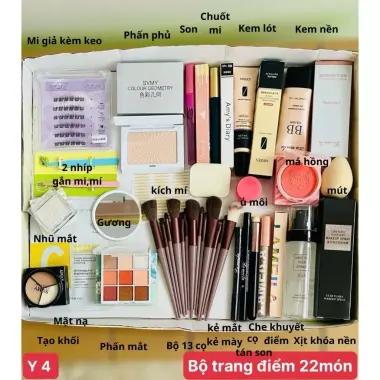 Bộ Trang Điểm 9-27 Món Full Set Cơ Bản Đến Nâng Cao Makeup Đi Tiệc Giảm Giá 79k 100 Bộ Trang Điểm 9-27 Món Full Set Cơ Bản Đến Nâng Cao Makeup Đi Tiệc Giảm Giá 79k 100