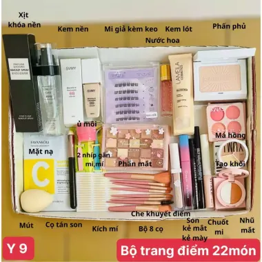 Bộ Trang Điểm 9-27 Món Full Set Cơ Bản Đến Nâng Cao Makeup Đi Tiệc Giảm Giá 79k 105 Bộ Trang Điểm 9-27 Món Full Set Cơ Bản Đến Nâng Cao Makeup Đi Tiệc Giảm Giá 79k 105