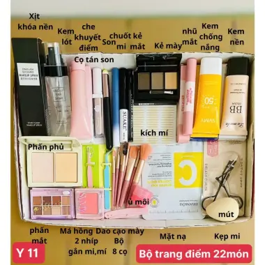 Bộ Trang Điểm 9-27 Món Full Set Cơ Bản Đến Nâng Cao Makeup Đi Tiệc Giảm Giá 79k 107 Bộ Trang Điểm 9-27 Món Full Set Cơ Bản Đến Nâng Cao Makeup Đi Tiệc Giảm Giá 79k 107