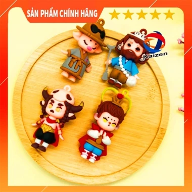 Bộ Trang Trí Tây Du Kí - Móc Chìa Khóa 4 Thầy Trò Đường Tăng Giá Rẻ 15000đ 3